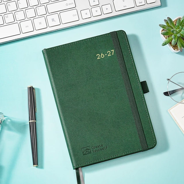 Alt view image 7 of 7 - 2026-2027 Planner - Academic Planner 2026-2027 Weekly Monthly Planner July 2026 - June 2027, 5.7'' x 8.4'', Thick Paper, Leather Cover, Pen Holder, Back Pocket, Perfect Daily Organizer