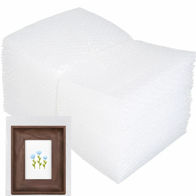 Main image of 50PCS10x14" Clear Bubble Pouches Wrap,Double Wall Cushioned Wrap,Shockproof Double-Wall Thickening for Superior Protection,Lightweight,Durable,for Fragile Items,Electronics,Glasses,plate