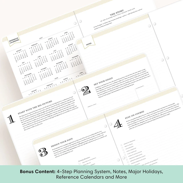 Alt view image 4 of 7 - 2027 24-Month Monthly Planner Calendar, 8.5"x11", Coming Up Roses January 2027 - December 2028, Flexible Cover, Stapled Binding, Day Designer