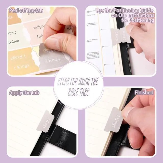Alt view image 6 of 7 - 44 Pcs Bible Study Supplies Journaling Kit, Bible Highlighters, Pale Bible Study Kit for Women, Bible Accessories Helps Highlight Verses, Organize Notes and Deepen Faith Through Scripture Prayer