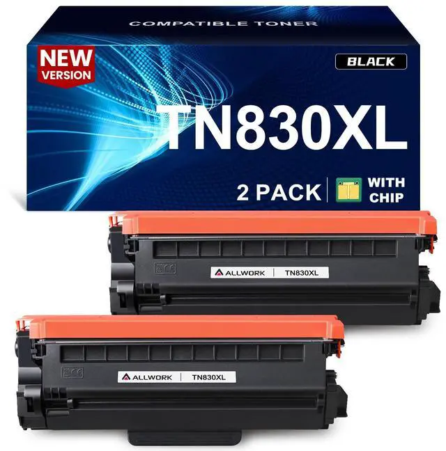 Main image of TN830XL Toner Cartridge Replacement for Brother TN830 XL TN-830XL 2 Black Compatible with Brother DCP L2640DW HL L2405W L2420DW L2460DW L2465DW L2480DW MFC L2820DW L2900DW Printer (New Version)