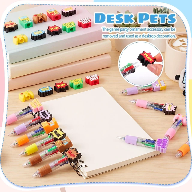Alt view image 5 of 7 - 48 Pcs Video Game Party Favors for Students Kids, Cute Game Gifts Pens for kids, 4-in-1 Fun Pen,Prize Gifts for Classroom,Boy Birthday Party Favors