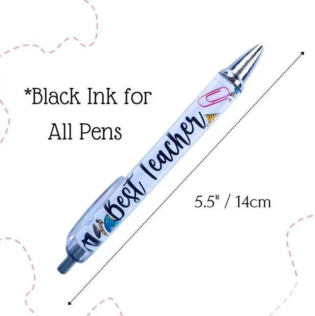 Alt view image 3 of 6 - Teacher Pen | Fun Cute Funny Cool Best Pens for Teacher Set Pack Teach Love Inspire Writing School Sayings Preschool Appreciation Gifts Supplies Gift Supply in Bulk (Classic, 30)