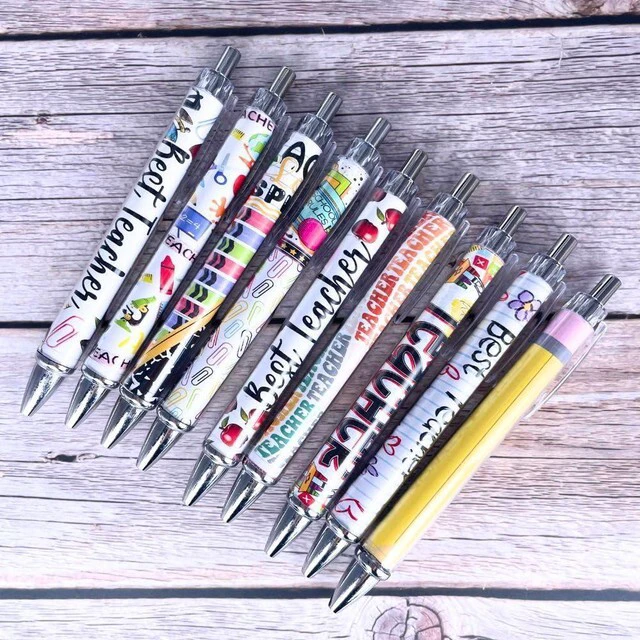 Alt view image 4 of 6 - Teacher Pen | Fun Cute Funny Cool Best Pens for Teacher Set Pack Teach Love Inspire Writing School Sayings Preschool Appreciation Gifts Supplies Gift Supply in Bulk (Classic, 30)