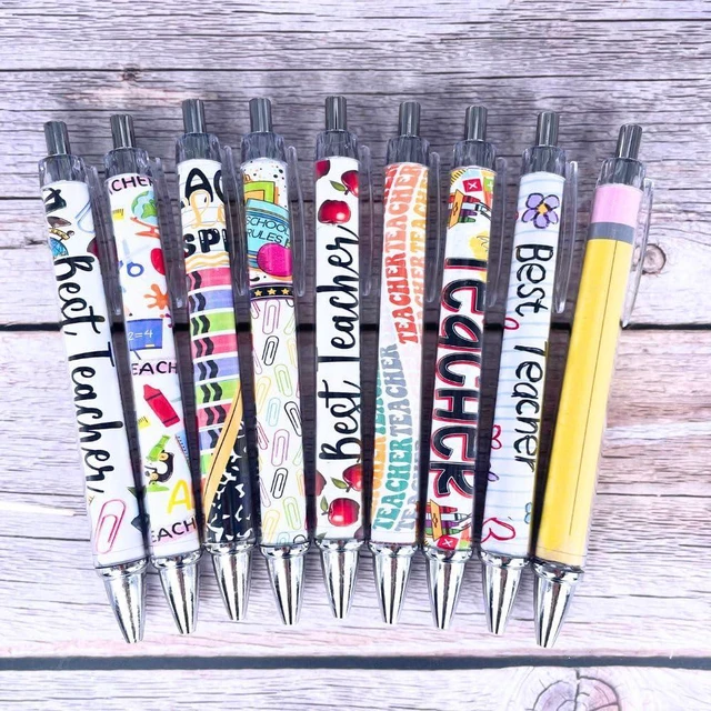 Alt view image 5 of 6 - Teacher Pen | Fun Cute Funny Cool Best Pens for Teacher Set Pack Teach Love Inspire Writing School Sayings Preschool Appreciation Gifts Supplies Gift Supply in Bulk (Classic, 30)