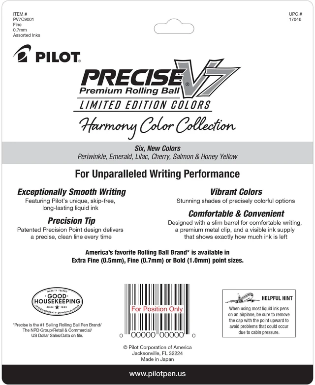 Alt view image 3 of 7 - Precise V7 Rollerball, Limited Edition Assorted Colors, Pack of 9