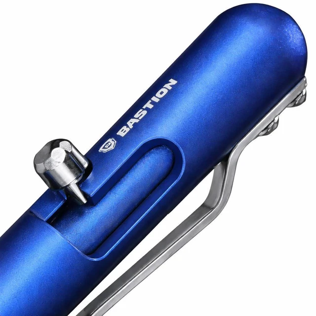 Alt view image 7 of 7 - Bolt Action Pen, Aluminum Royal Blue Slim, HyperBolt EDC Pen, Refillable Metal Writing Pen, Premium Graduation Gift, Executive Pocket Pen