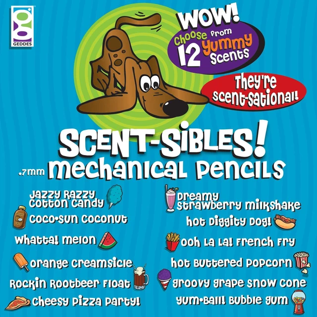 Alt view image 6 of 7 - Raymond Scent-Sibles Mechanical Pencils (Pack of 96)