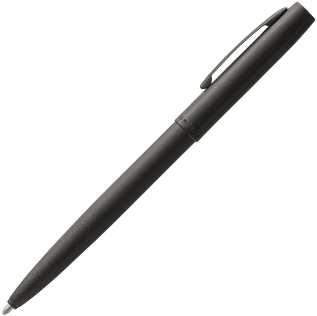 Main image of Space Pen Military Cap-O-Matic Pen, Black Ink Pressurized Ballpoint Pen, Writes Upside Down and in Extreme Temperatures, Medium Point, Pocket Clip, Made in the USA