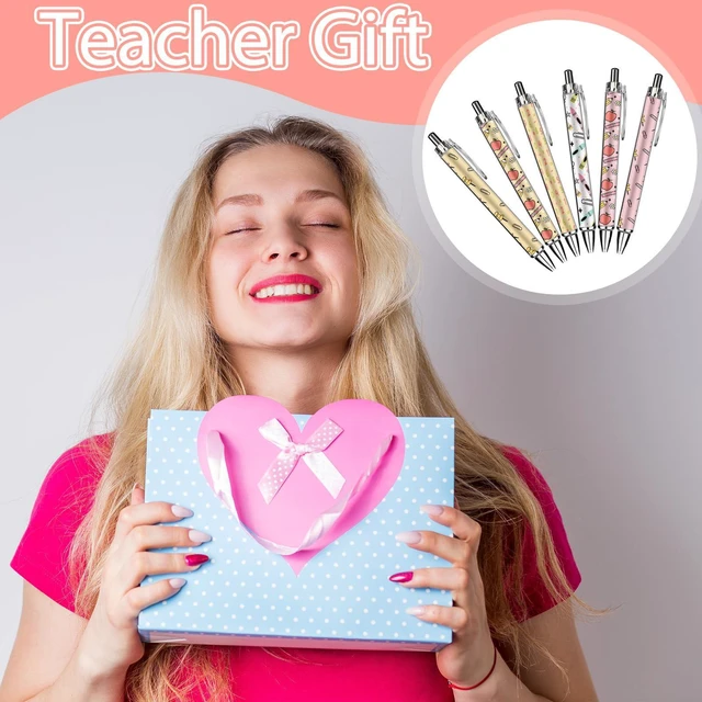 Alt view image 5 of 7 - 24 Pcs Teacher Pens Back to School Notebook Pencil Themed Gifts First Day of School Gift for Teacher Student Welcome Back to Classroom Preschool Kindergarten Staff Must Have Stationery