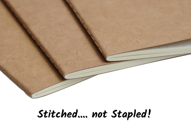 Alt view image 7 of 7 - A5 Dotted Grid Travelers Notebook Insert / A5 Journal Refill | 5.5" x 8.3" (14 x 21cm) | 3 Booklets, 240 Pages | Travelers Notebook Refills for Journals, Diaries, Planners