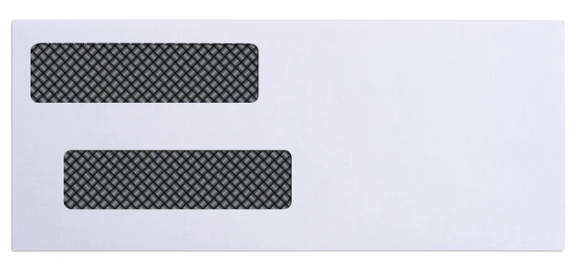 Alt view image 5 of 7 - 500 Self Seal QuickBooks Double Window Security Check Envelopes - for Business Laser Checks, Ultra Security Tinted, Self Adhesive Peel & Seal White, Size 3 5/8 x 8 11/16-24lb NOT for INVOICES (26865)