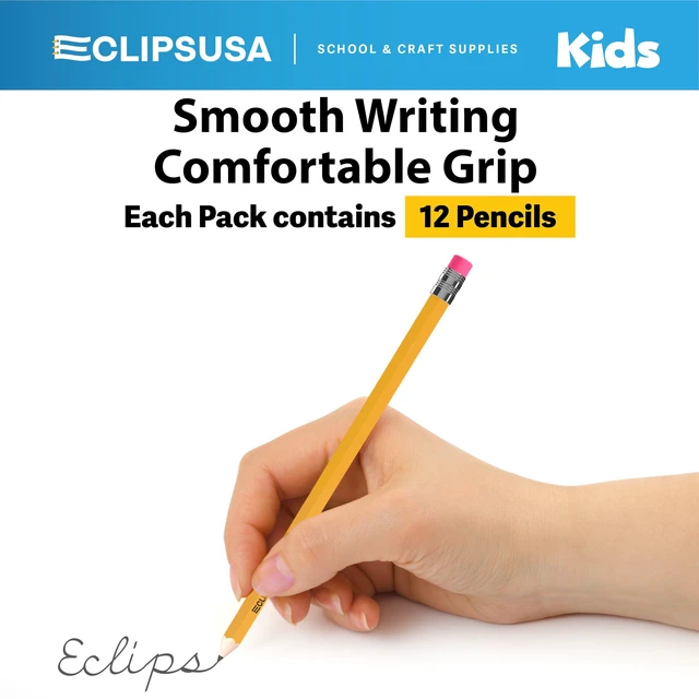 Alt view image 4 of 6 - Sharpened Pencils #2 Bulk, Classroom Must Haves School Supplies, Number 2 Pencils Bulk Office Supplies, 12 Per Box (48 Boxes)