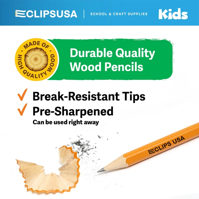 Alt view image 5 of 6 - Sharpened Pencils #2 Bulk, Classroom Must Haves School Supplies, Number 2 Pencils Bulk Office Supplies, 12 Per Box (48 Boxes)