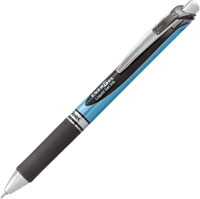 Alt view image 2 of 6 - Energel 0.5 mm, Black Needle Tip Pens - Rtx Retractable Pack of 10 Pens