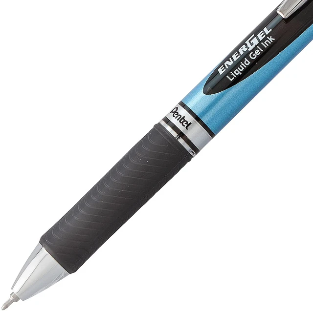 Alt view image 4 of 6 - Energel 0.5 mm, Black Needle Tip Pens - Rtx Retractable Pack of 10 Pens