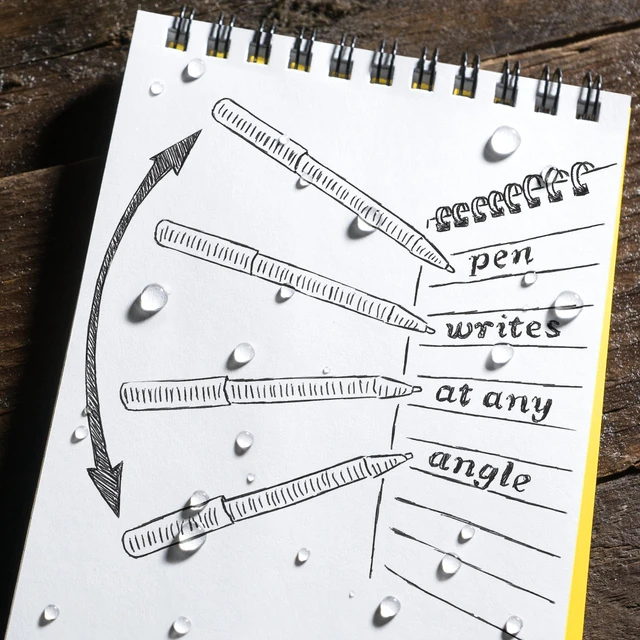 Alt view image 3 of 7 - Weatherproof Black Metal Clicker Pen - Black Ink (No. 97) Anytime!
