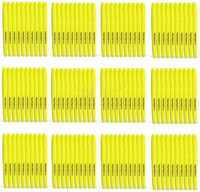 Main image of 180 Pack Yellow Highlighters Bulk - Chisel Tip No Bleed Dry-Quickly Markers Set for Office Classroom Supplies, Back to School Gifts for Students Teachers
