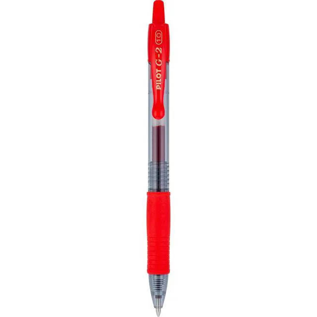 Alt view image 5 of 6 - G2 Premium Gel Roller Pens, Bold Point 1 mm, Red Pens, Pack of 8