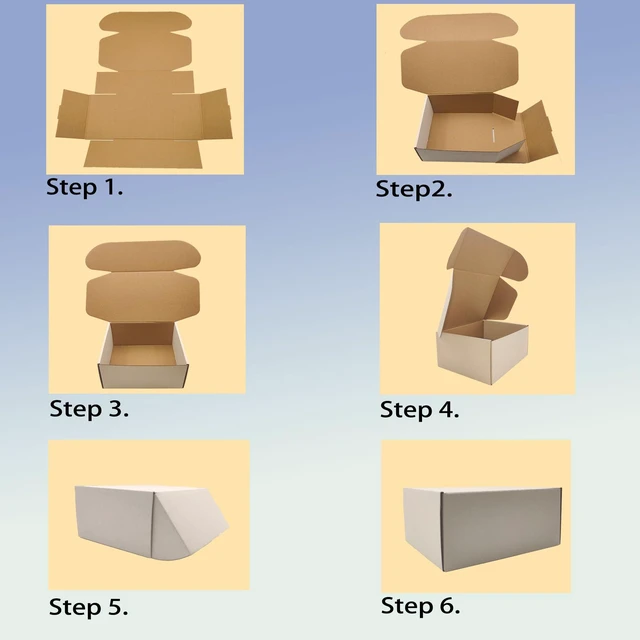 Alt view image 6 of 7 - 14x10x3 inch Shipping Boxes Set of 20, White Corrugated Cardboard Mailers Mailing Boxes Bulk for Birthday Wedding Party Book Literature Gift Giving, Mailers for Packaging and Shipping Small Business