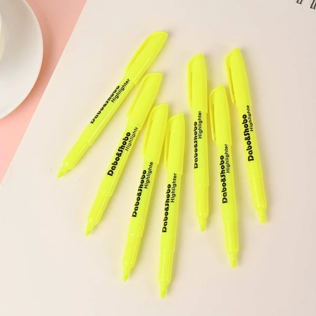 Alt view image 7 of 7 - Yellow highlighter, 60 Pack -bright color, chisel tip, for Adults Highlighting in the Home School Office