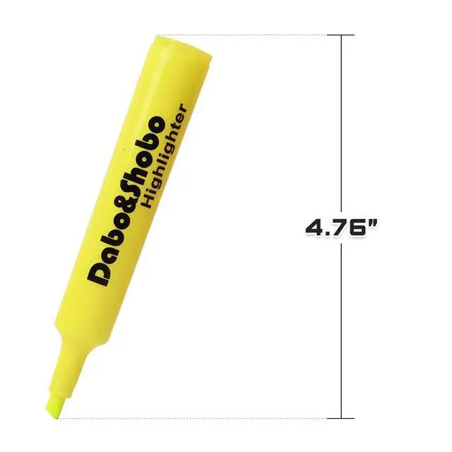 Alt view image 6 of 7 - Yellow highlighter, 60 Pack -bright color, chisel tip, for Adults Highlighting in the Home School Office