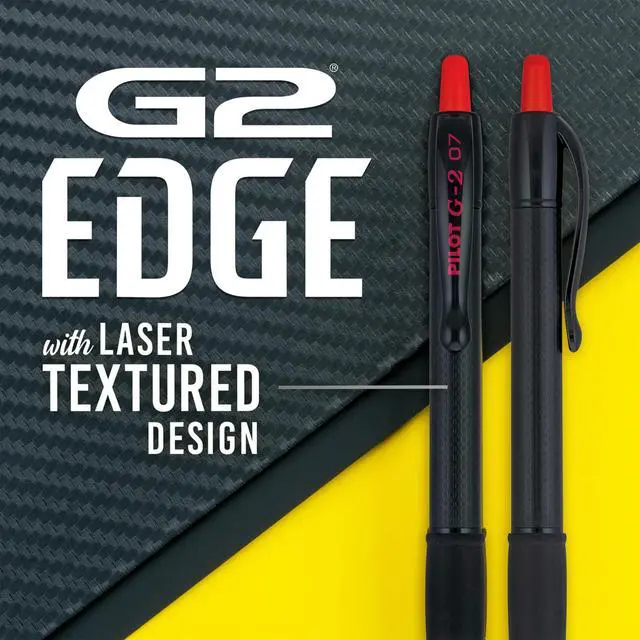 Alt view image 2 of 7 - G2 Edge Red Pens, 12ct box, Fine Point 0.7 mm