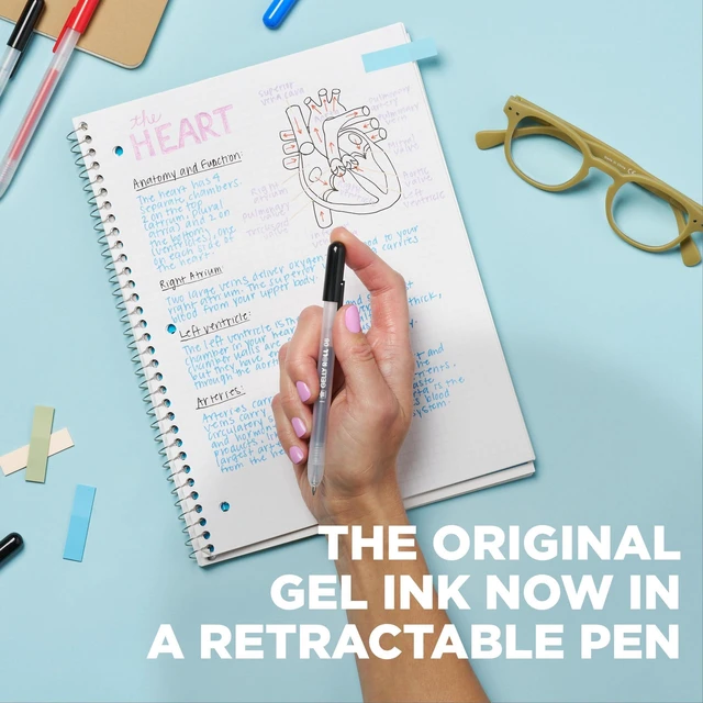 Alt view image 3 of 6 - Gelly Roll Retractable Gel Pens Colored - Sparkle Color Set - Art Gifts, Holiday Gifts & DIY Projects - Medium Point - With Glitter, Metallic, Blue & Black Pens - 10 Pack
