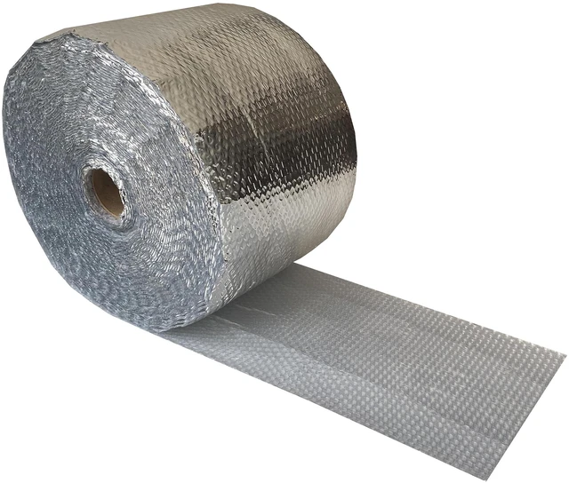 Main image of USA Reflective Insulation Roll, 12" x 125' Bubble Insulation, For Summer Heat, Reflective For Colder Climates, Bubble Pack