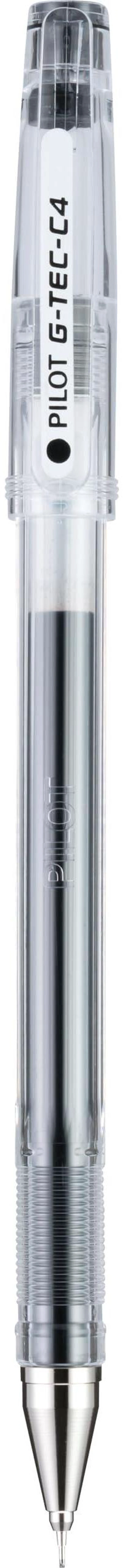 Main image of G-Tec-C Gel Ink Pens, Ultra Fine Point (0.4mm), Black Ink, 12-Pack