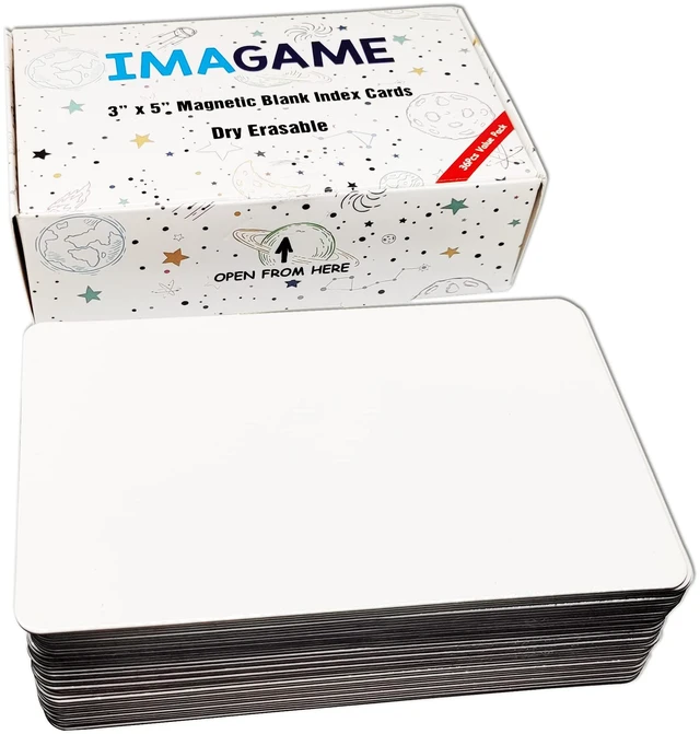 Alt view image 3 of 7 - Dry Erase Magnets, Blank Magnetic Dry Erase Lables, 36Pack, 3" x 5" Erasable Magnets for Whiteboard, Multipurpose White Magnetic Labels to Write On, For Classroom, Home, Education, Office