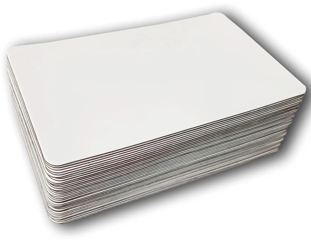 Alt view image 6 of 7 - Dry Erase Magnets, Blank Magnetic Dry Erase Lables, 36Pack, 3" x 5" Erasable Magnets for Whiteboard, Multipurpose White Magnetic Labels to Write On, For Classroom, Home, Education, Office