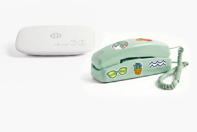 Main image of MyPhone by Landline Phone Service for Kids, Green Phone Screen-free calling, Trusted Circle, Quiet Hours, Address-based 911