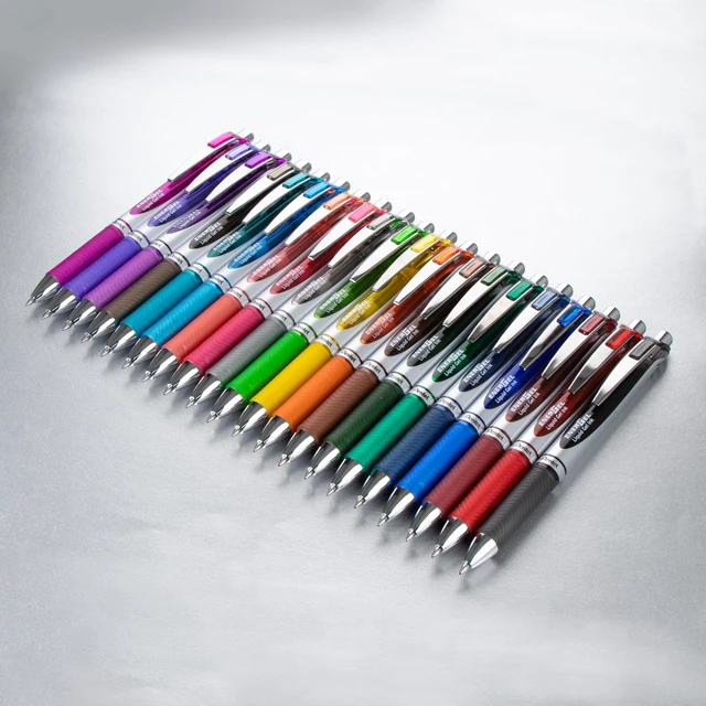 Alt view image 2 of 7 - EnerGel RTX True Colors United 0.7mm Medium Line, 20 Assorted ink Colors, Pack of 20 pens BL77PC20MTCU