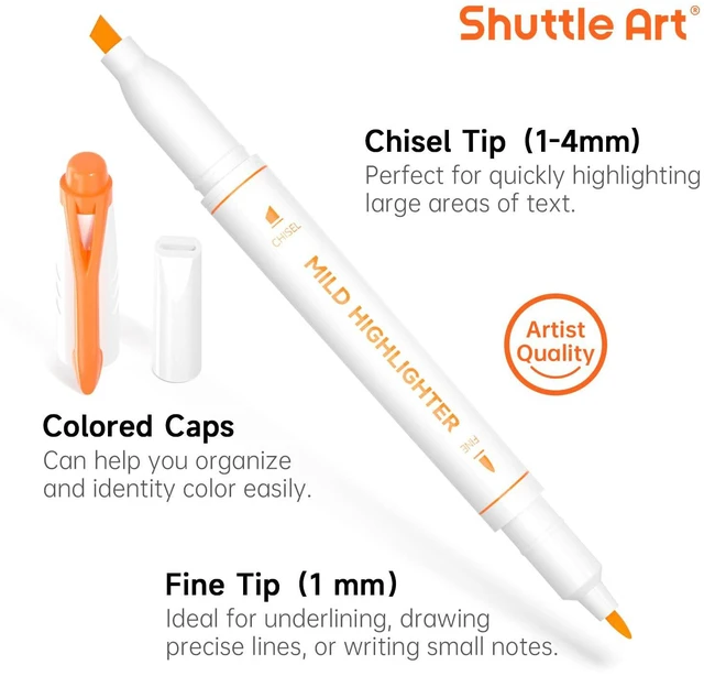 Alt view image 3 of 7 - 30 Colors Highlighters, Pastel Highlighter Pens Assorted Colors, Dual Tip Mild Color Markers, Perfect for Adults Teachers Students Underlining, Highlighting for Home School Office