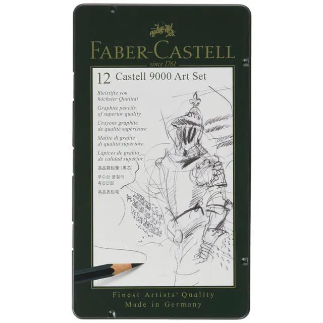 Alt view image 5 of 6 - 9000 Graphite Sketch Pencil Sets Art 8B - 2H set of 12