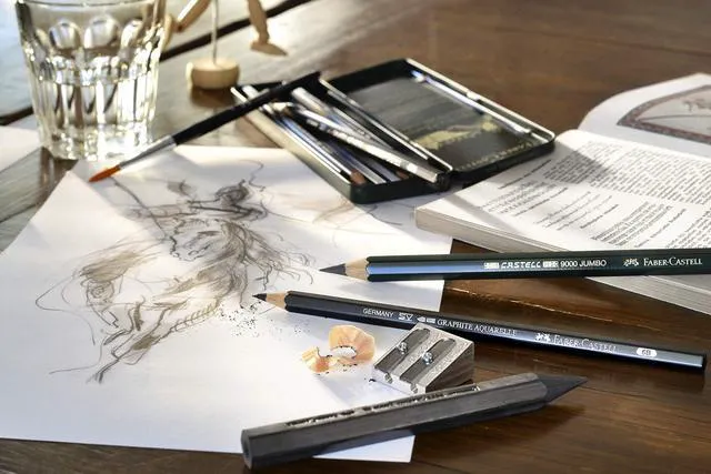 Alt view image 6 of 6 - 9000 Graphite Sketch Pencil Sets Art 8B - 2H set of 12