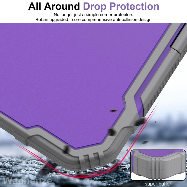 Alt view image 4 of 7 - Clipboard, Clipboard with Storage, Heavy Duty Clip Boards 8.5x11, Protective Over Molded Edge, Plastic Clipboards, Contractor Folder with Internal Pen Pouch for Driver (Light Purple)