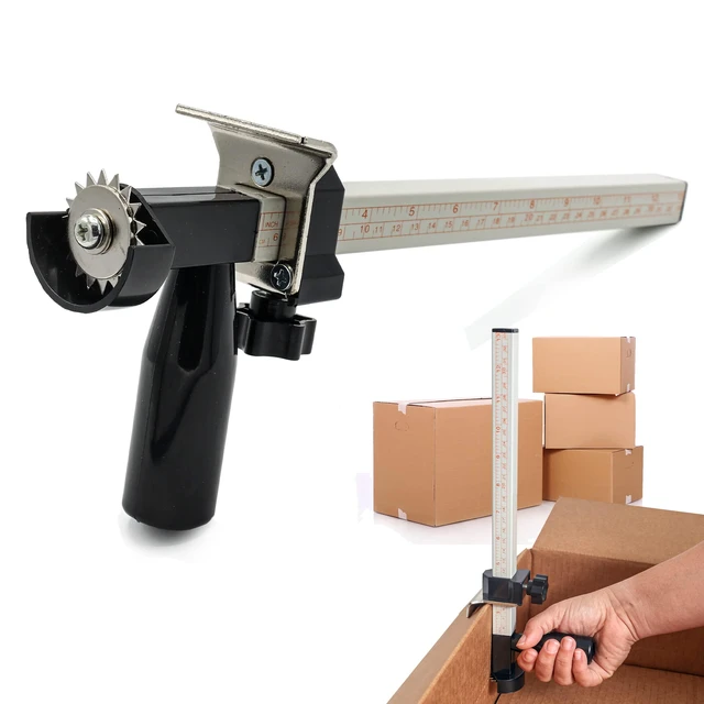Alt view image 2 of 7 - Box Resizer Tool with Scoring Wheel - Cardboard Box reducer to Customize Shipping Boxes - Box scorer Tool