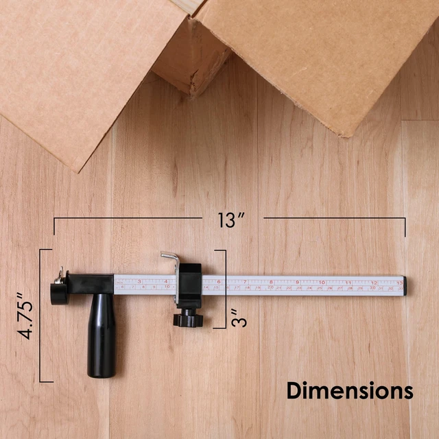Alt view image 3 of 7 - Box Resizer Tool with Scoring Wheel - Cardboard Box reducer to Customize Shipping Boxes - Box scorer Tool