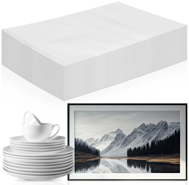 Main image of 30 Pcs 20 x 28 Inch Packing Foam Pouches, Dish Packing Supplies for Moving Shockproof Waterproof Moisture-proof Cushion Wrap for Photo Frames Canvas Artwork, Glassware Musical Instruments Packing