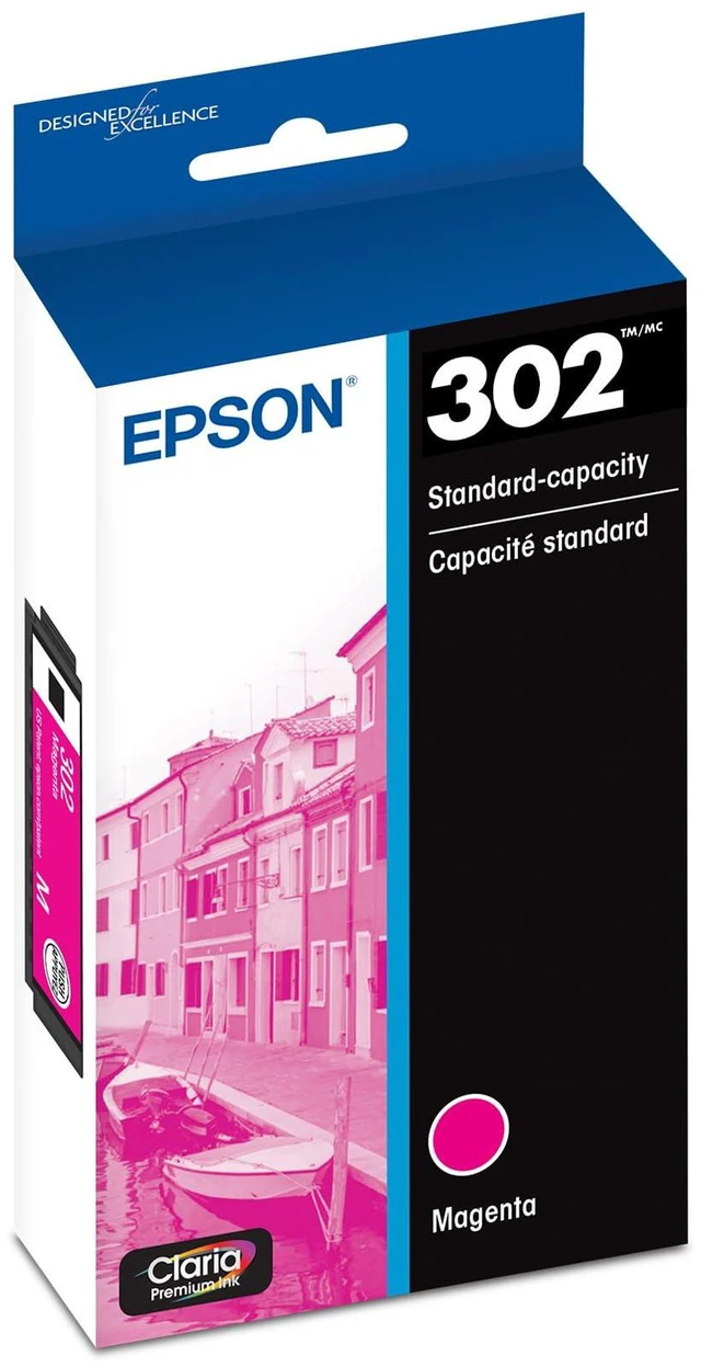 Main image of 302 Claria Premium Ink Standard Capacity Magenta Cartridge (T302320-S) Works with Expression XP-6000, 6100