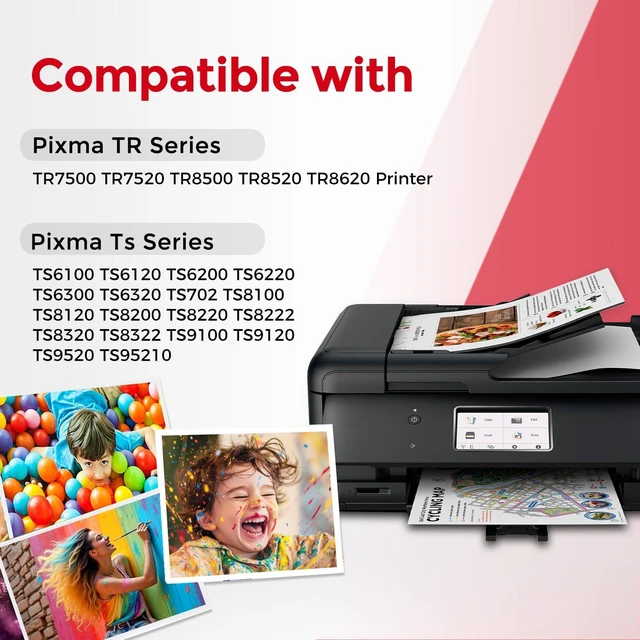 Alt view image 2 of 6 - 10 Pack 280XXL 281XXL 280 281 XXL Ink Cartridge to TR8620a TR8600 TR8620 TR8520 Ink Replacement for Canon PGI-280 CLI-281 XL to TR7520 TS702a TS9520 TS9521C TS6120 TS6220 TS9120 TS6320 TS8220 Printer