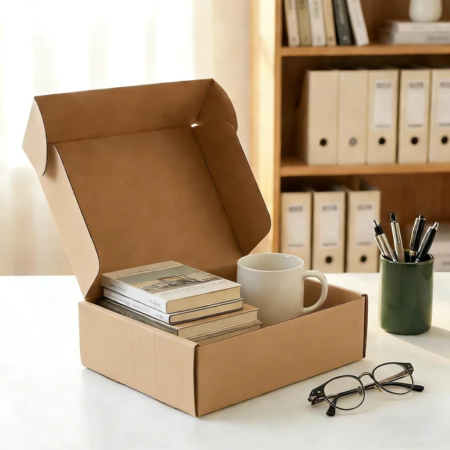 Alt view image 7 of 7 - 20 Pack 12x9x4 Inch Brown Shipping Boxes, Corrugated Cardboard Mailer Boxes for Small Business Packaging, Easy-to-Fold Design for Mailing, Gift Wrapping, and Everyday Organizing