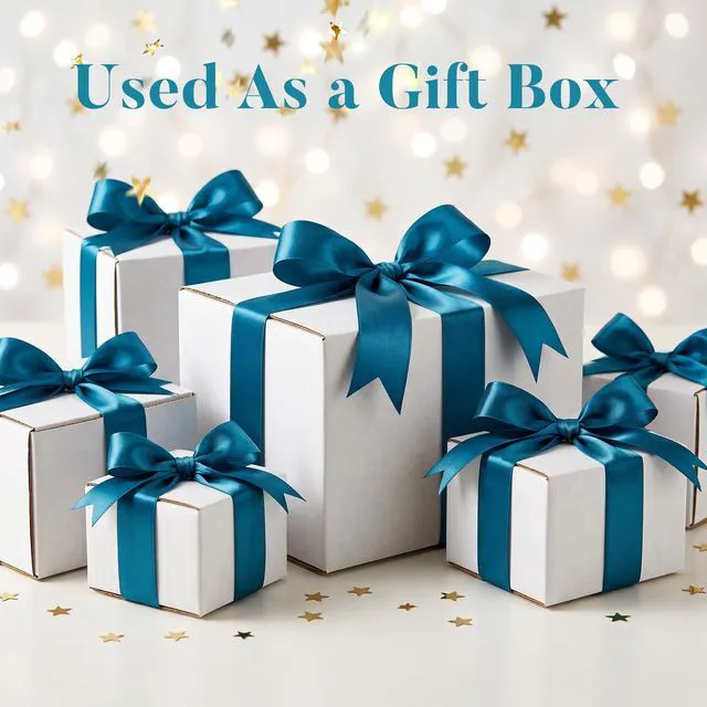 Alt view image 6 of 7 - Small Shipping Boxes 11x6x6 Set of 6 White Corrugated Cardboard, Box for Packaging Small Business Mailing Moving Gifts Wrap, Easy Assemble