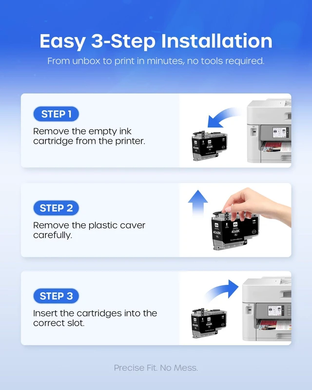 Alt view image 6 of 7 - LC406XL LC406 Ink Cartridges Compatible for Brother LC406XL LC 406XL LC 406 Ink for MFC-J4335DW MFC-J5855DW MFC-J4535DW MFC-J4345DW MFC-J5955DW Printer (10 Pack, 4 BK, 2 C, 2 M, 2 Y)