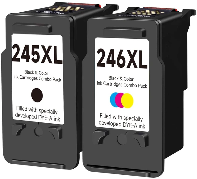 Alt view image 7 of 7 - Compatible Ink Cartridge Replacement for Canon 245XL 246XL 245 246 XL (Black Color 2 Pack) PG245 CL246 MX490 MG2522 MX492 TR4520 TR4500 MG2520 TS3300 TS3322 MG2525 TR4522 TS3100 TS3122 TS3320