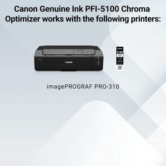 Alt view image 5 of 6 - PFI-5100 Genuine Chroma Optimizer Ink Tank, Compatible with ImagePROGRAF PRO-310 Printers