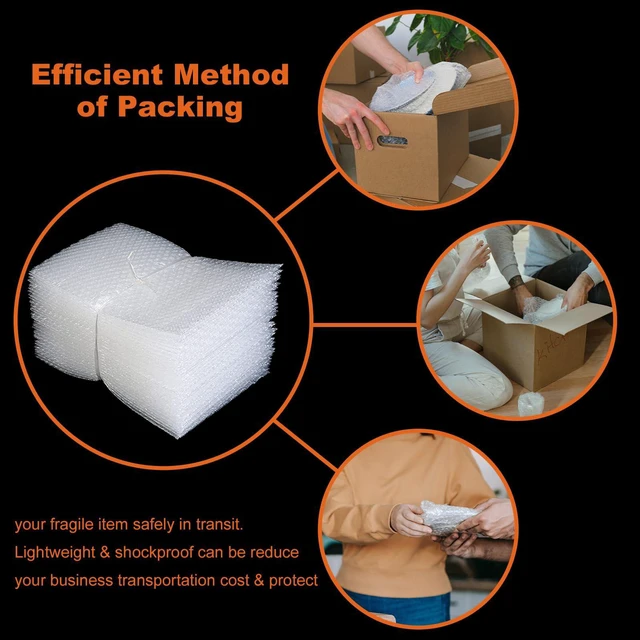Alt view image 6 of 7 - 25PCS 16x20" Bubble Pouches, Clear Double-Wall Shockproof Protective Bags Double-Wall Thickening for Superior Cushioning,Shockproof & Lightweight. Ideal for Moving, Shipping, Packing & Storage