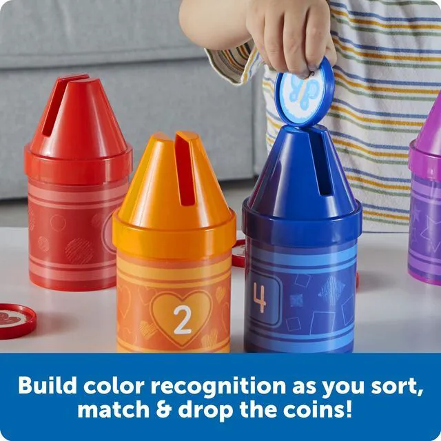 Alt view image 2 of 7 - Counting Crayons Color Sorting and Counting Toys, Math Counters for Kids, Toddler Toys, Math Manipulatives, Teacher Must Haves